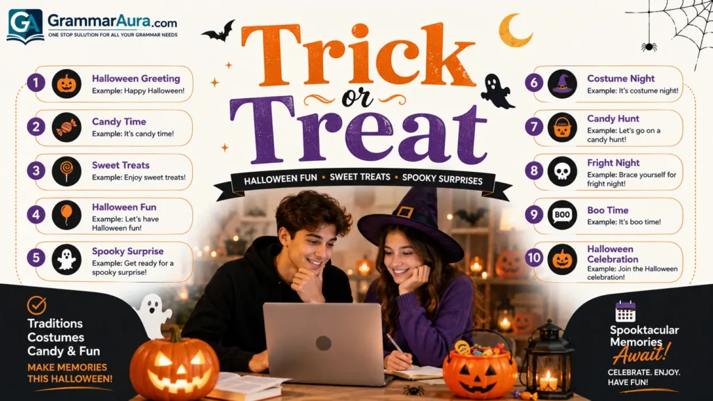 Best Synonyms of “Trick or Treat”