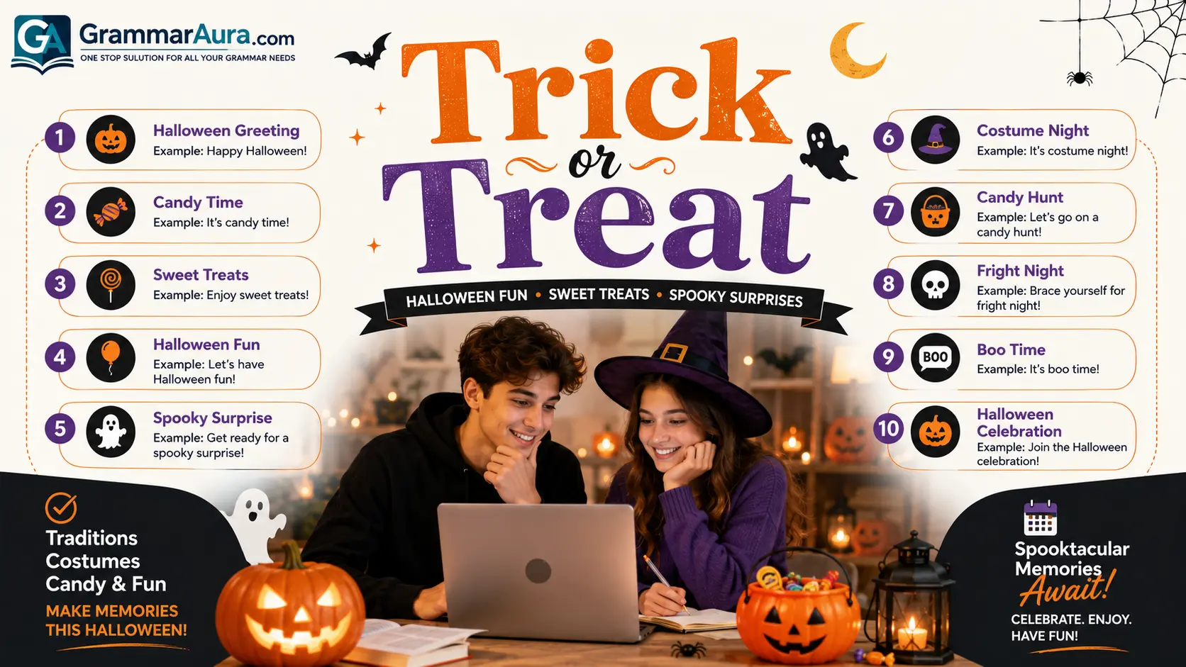 Best Synonyms of “Trick or Treat”