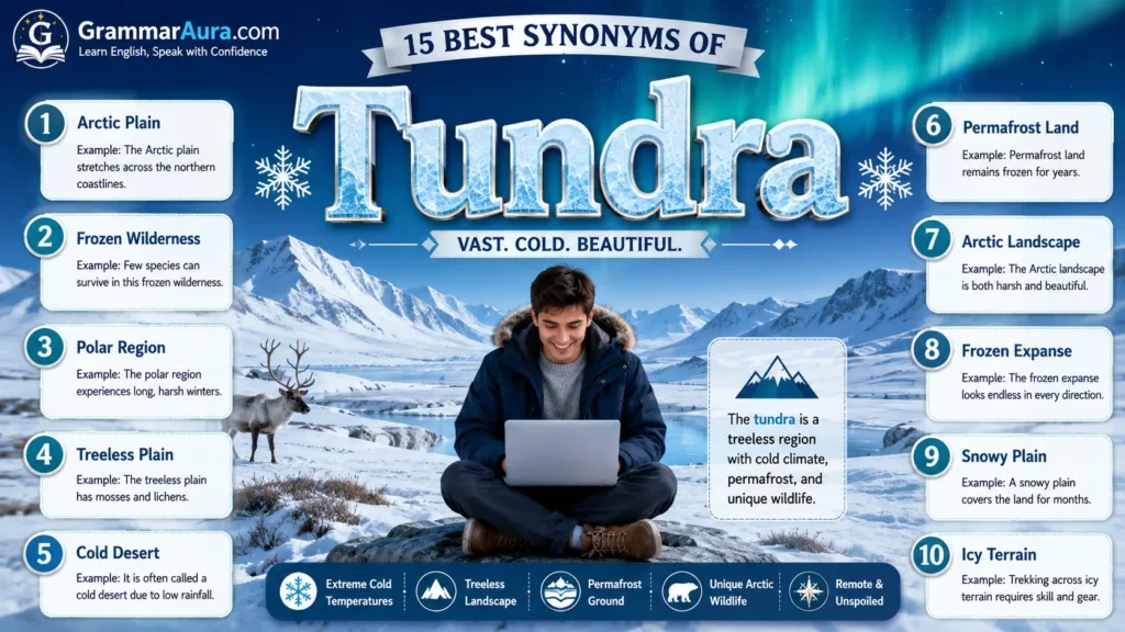 Best Synonyms of ‘Tundra’