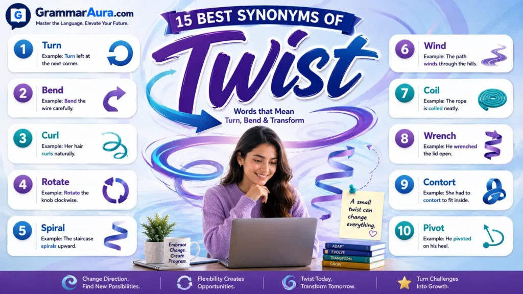 Best Synonyms of “Twist”