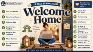 Best Synonyms of “Welcome Home”