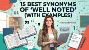 Best Synonyms of ‘Well Noted’