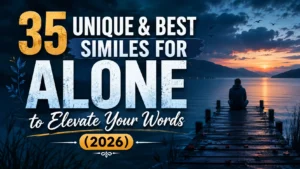 Unique & Best Similes For Alone to Elevate Your Words