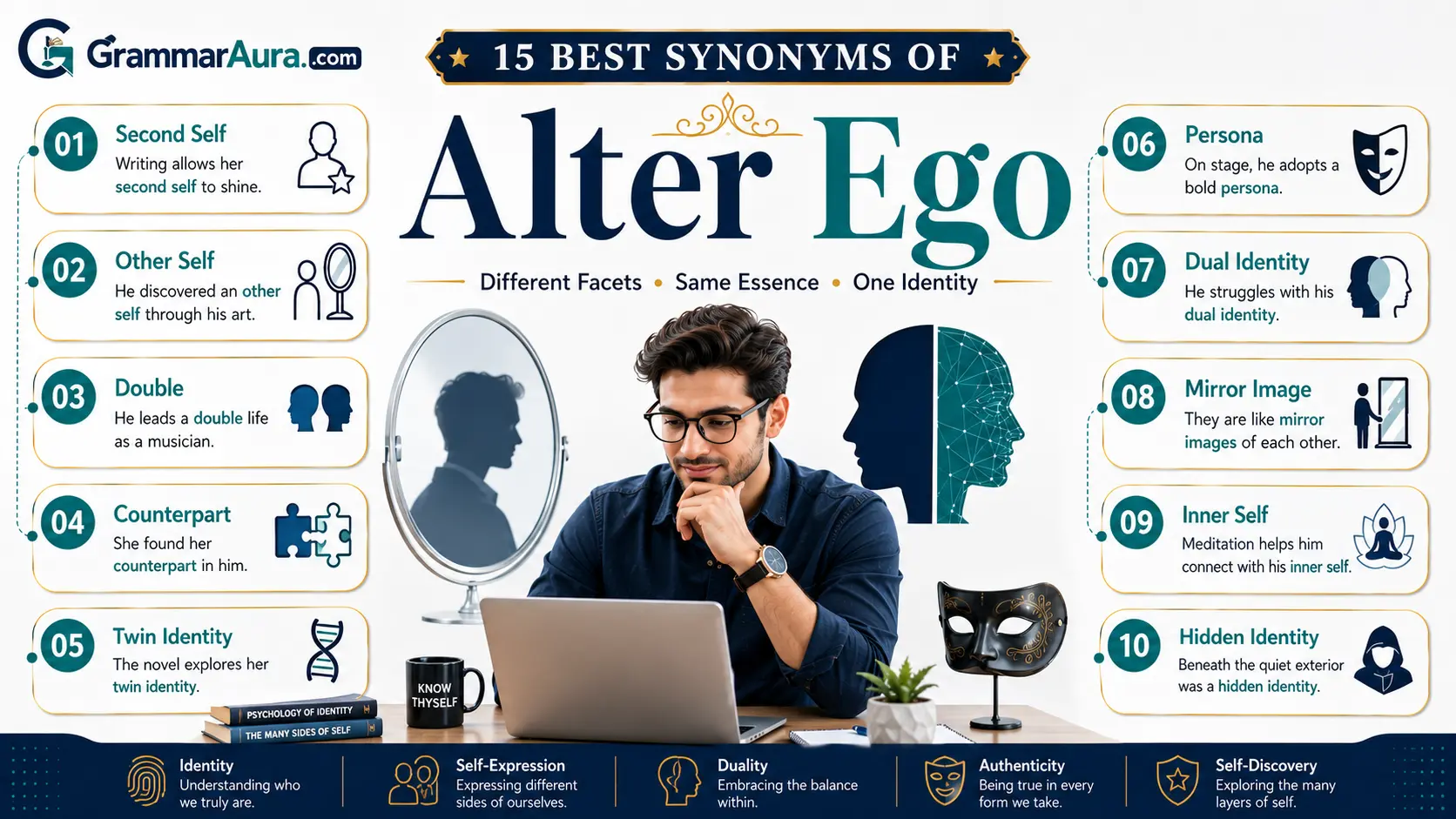 Best Synonyms of ‘Alter Ego’