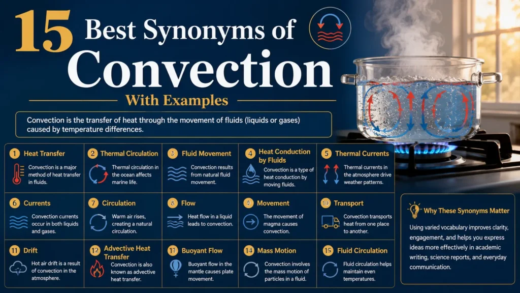 Best Synonyms of ‘Convection’
