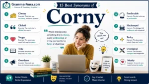 Best Synonyms of ‘Corny’