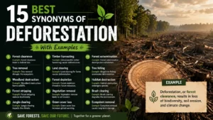 Best Synonyms of ‘Deforestation’