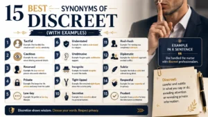 Best Synonyms of “Discreet”