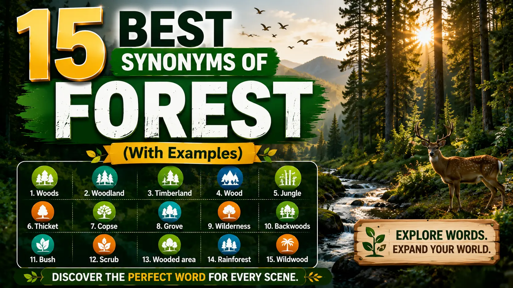 Best Synonyms of "Forest"
