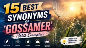 Best Synonyms of ‘Gossamer’