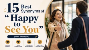Best Synonyms of ‘Happy to See You’
