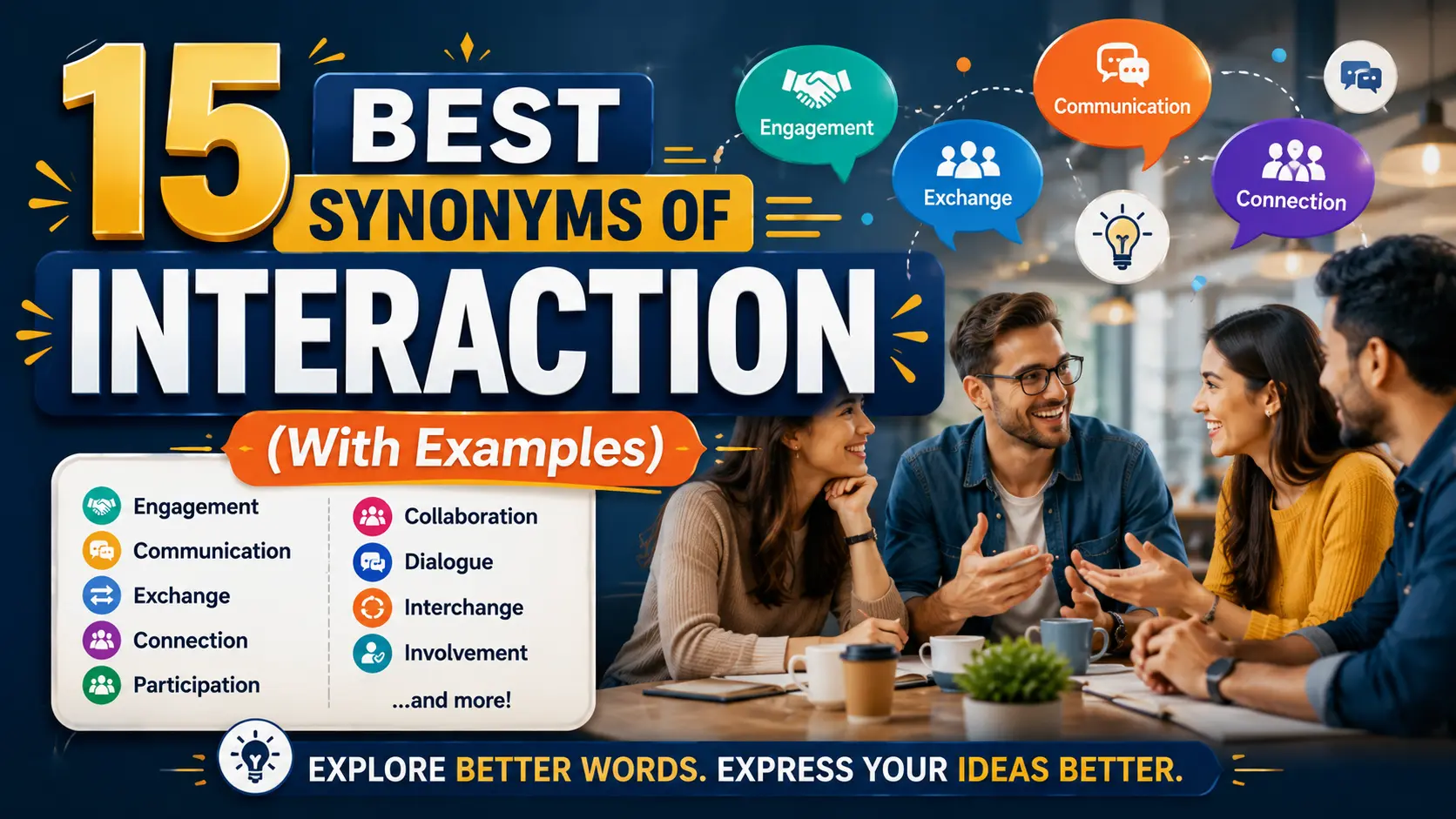 Best Synonyms of ‘Interaction’