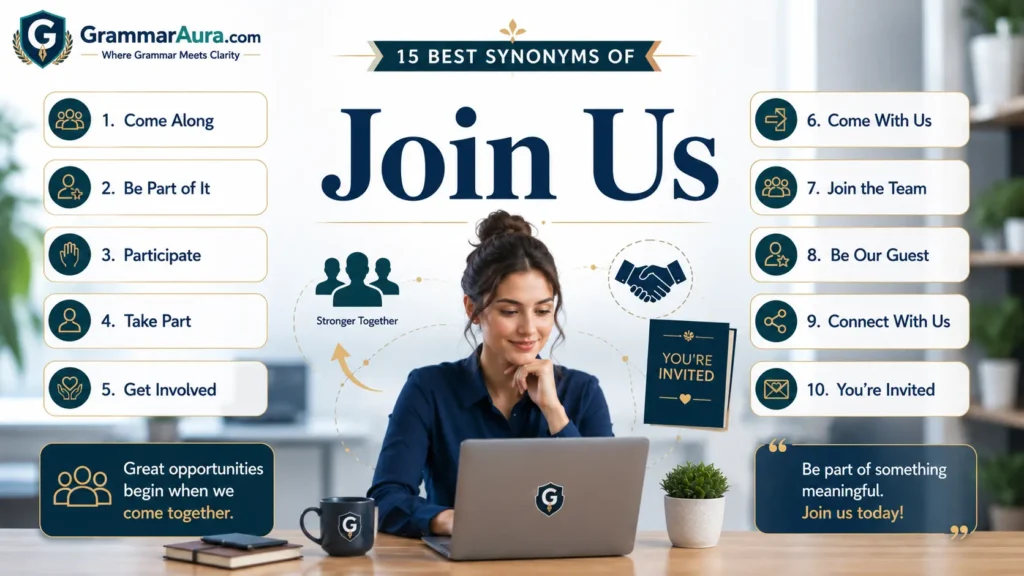Best Synonyms of “Join Us”
