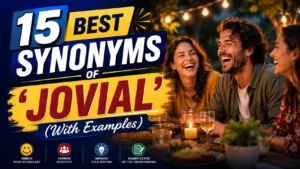 Best Synonyms of ‘Jovial’