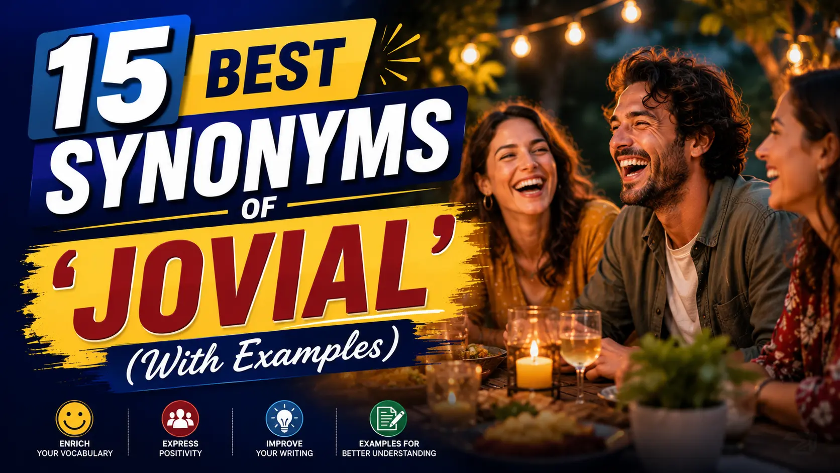 Best Synonyms of ‘Jovial’