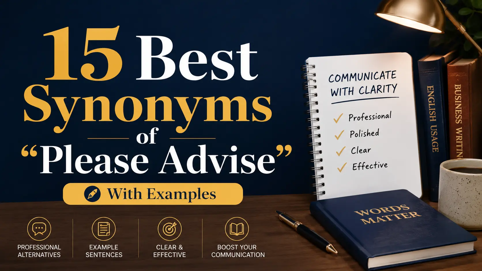 Best Synonyms of “Please Advise”