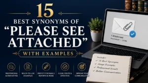 Best Synonyms of “Please See Attached”