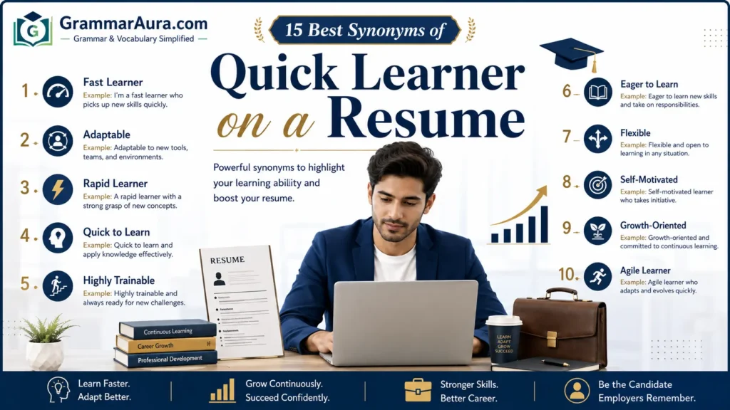 Best Synonyms of “Quick Learner on a Resume”