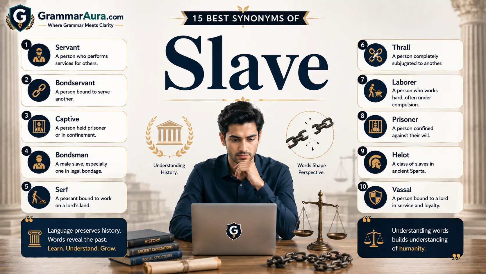 Best Synonyms of ‘Slave’