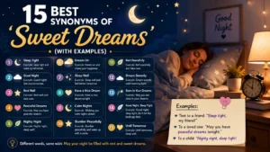 Best Synonyms of ‘Sweet Dreams’
