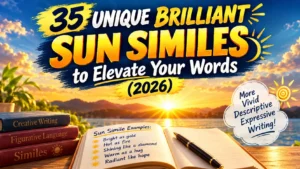 Unique Brilliant Sun Similes to Elevate Your Words