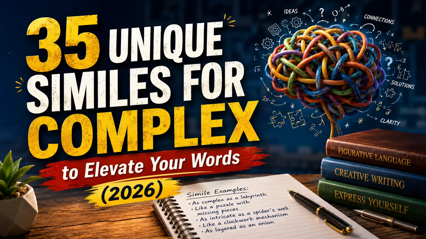 Unique Similes For Complex to Elevate Your Words