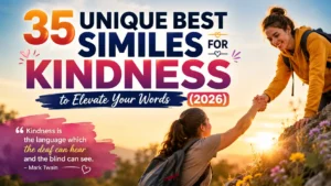 Unique Best Similes For Kindness to Elevate Your Words