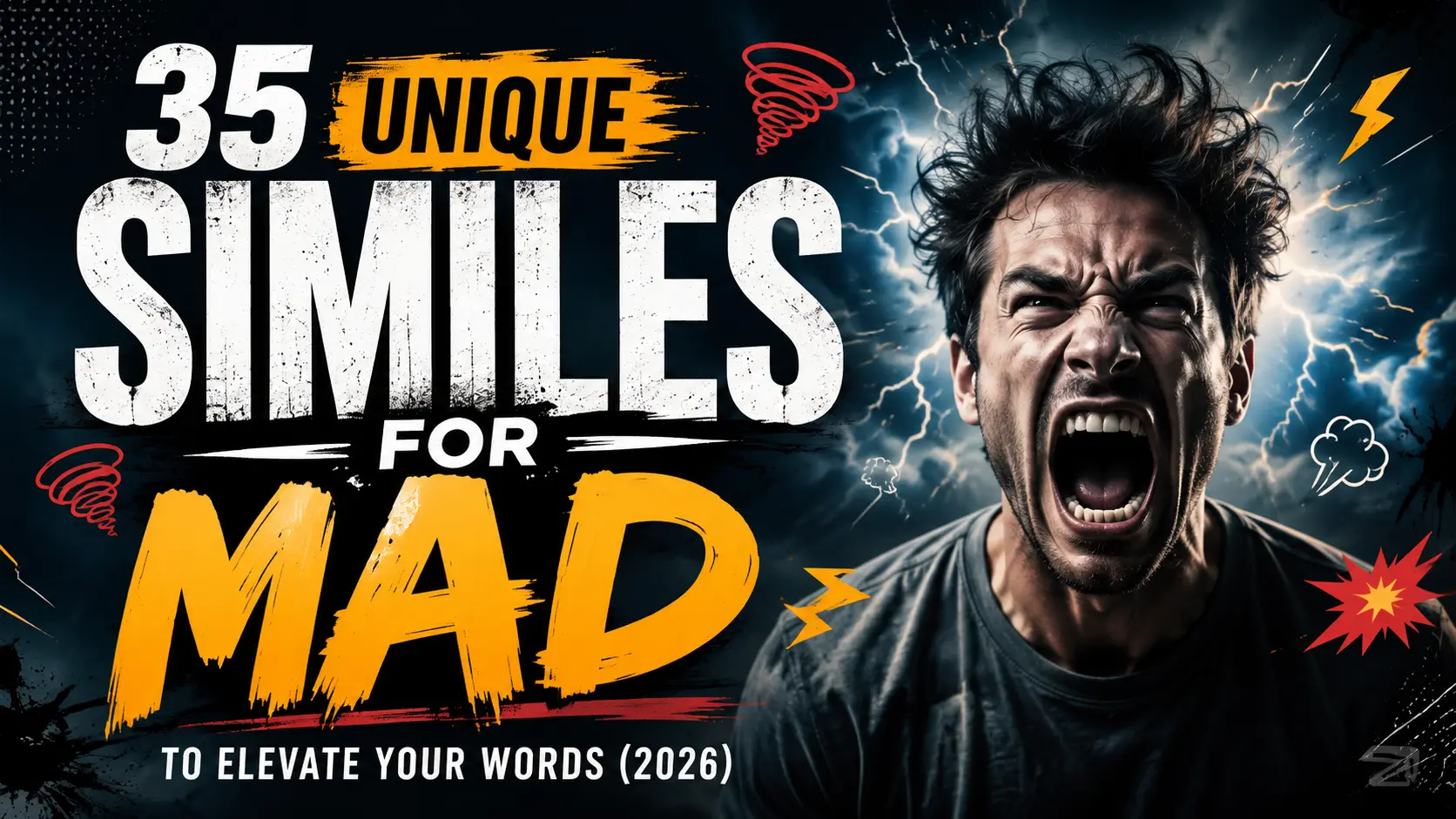 Unique Similes For Mad to Elevate Your Words