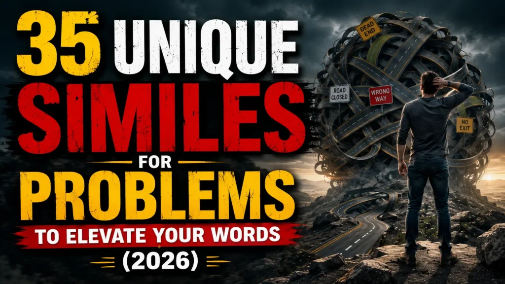 Unique Similes For Problems to Elevate Your Words