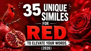 Unique Similes For Red to Elevate Your Words