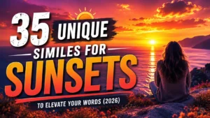 Similes For Sunsets