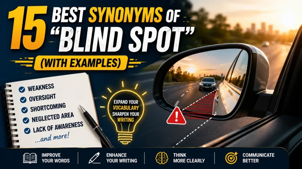 Best Synonyms of “Blind Spot”