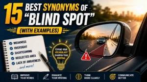 Best Synonyms of “Blind Spot”