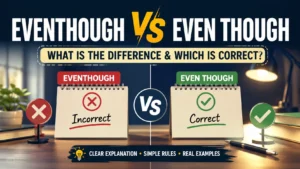 Eventhough Vs Even Though: What Is the Difference & Which Is Correct?