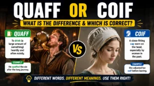 Quaff Or Coif: What Is the Difference & Which Is Correct?