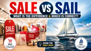 Sale Vs Sail: What Is the Difference & Which Is Correct?