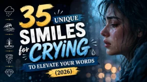 Unique Similes for Crying to Elevate Your Words