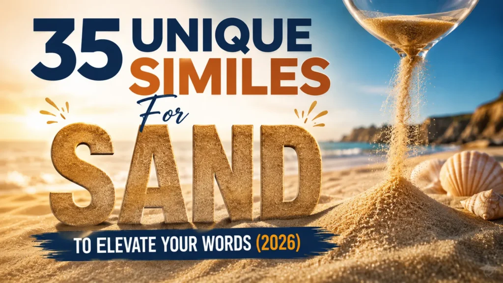 Unique Similes For Sand to Elevate Your Words