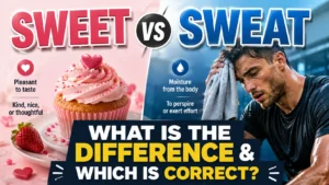 Sweet vs Sweat: What Is the Difference & Which Is Correct?