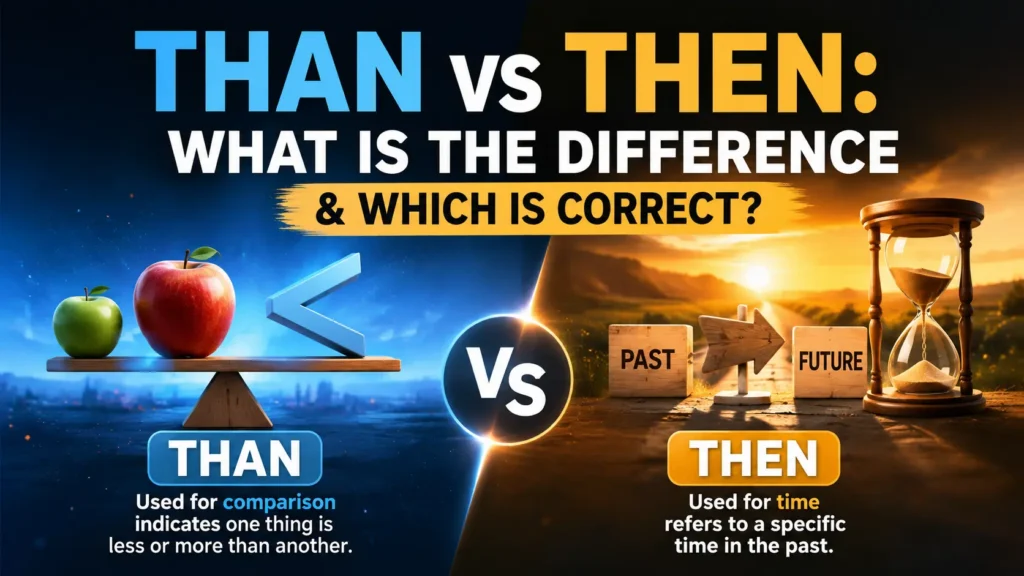 Than vs Then: What Is the Difference & Which Is Correct?