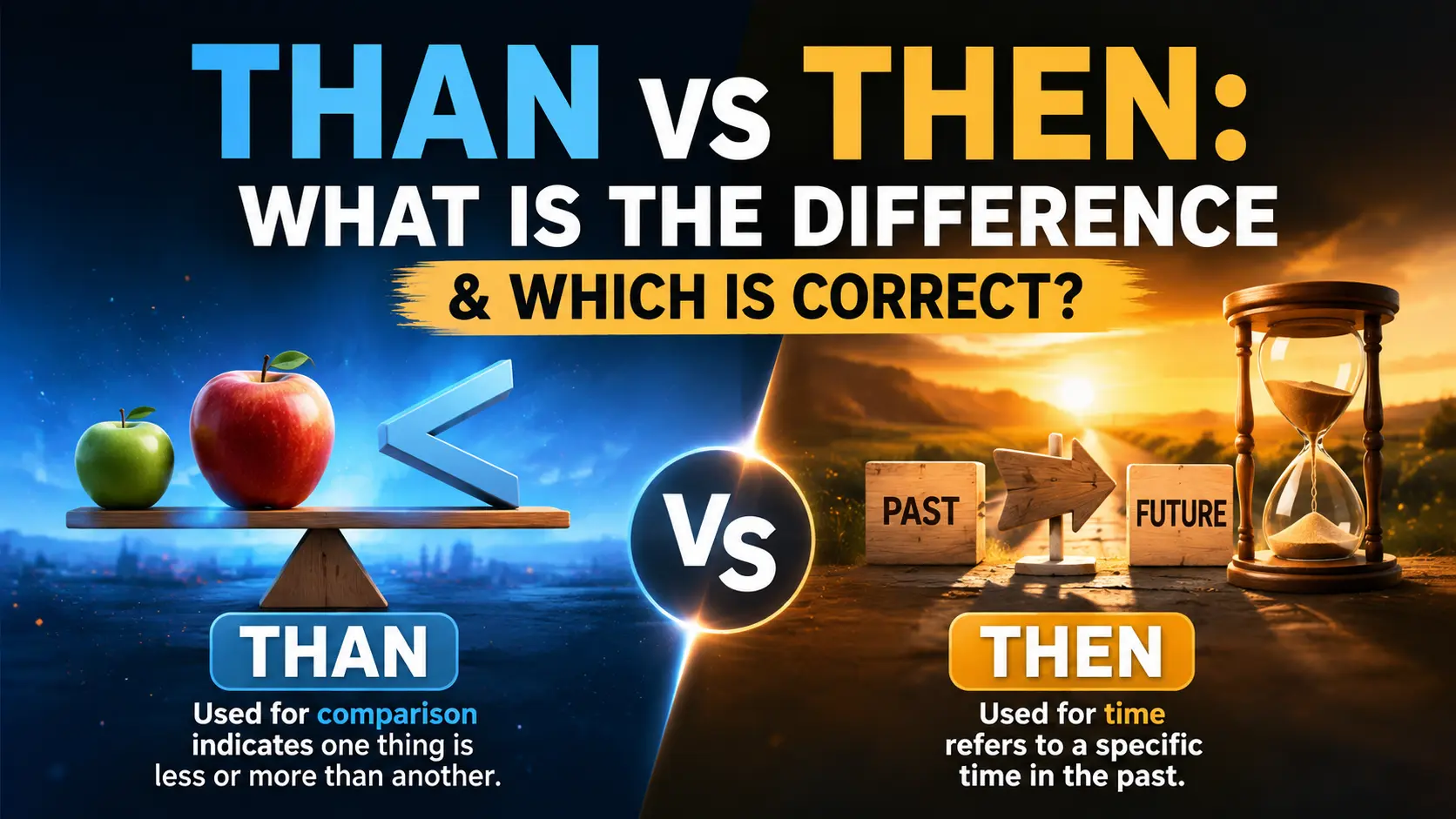 Than vs Then: What Is the Difference & Which Is Correct?